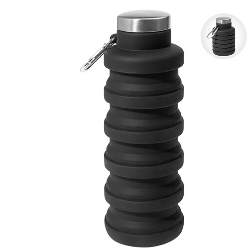 Colsip Opvouwbare Fles Zwart 500 ml