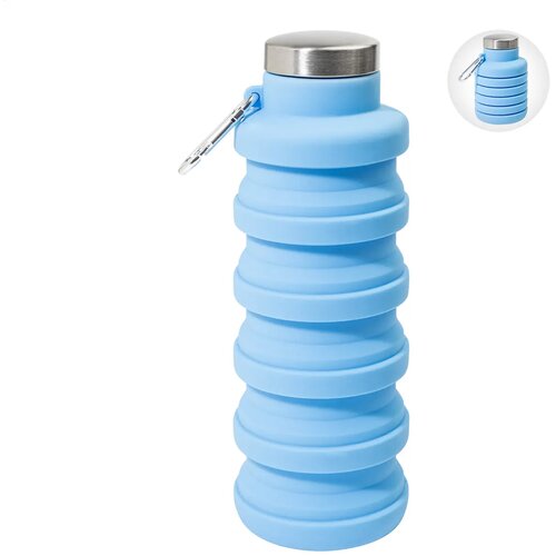 Colsip Opvouwbare Fles Blauw 500 ml