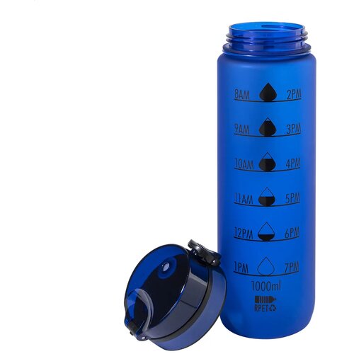 Sipcount Rpet Motivatie Fles Blauw 1000 ml