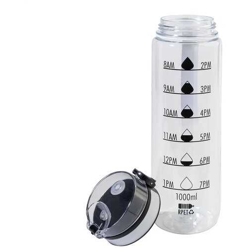 Sipcount Rpet Motivatie Fles Transparant 1000 ml