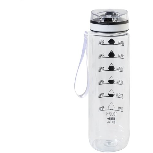 Sipcount Rpet Motivatie Fles Transparant 1000 ml