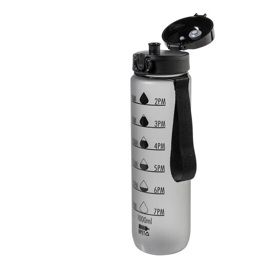 Sipcount Rpet Motivatie Fles Zwart 1000 ml