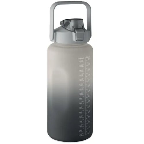 Rpet waterfles 2000ml Activate max zwart 2000 ml