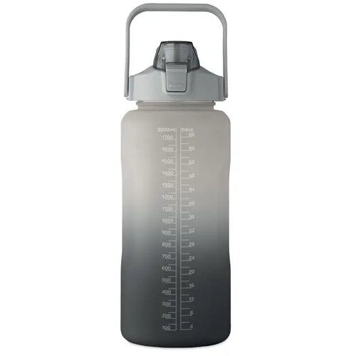 Rpet waterfles 2000ml Activate max zwart 2000 ml