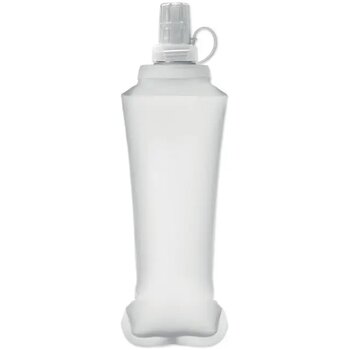 Opvouwbare waterfles 500ml Biter transparant wit 500 ml Opvouwbare waterfles 500ml Biter transparant wit 500 ml