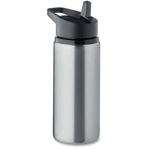Enkelwandige fles 500ml Spot mat zilver 500 ml