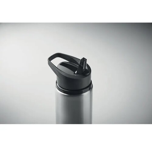 Enkelwandige fles 500ml Spot mat zilver 500 ml