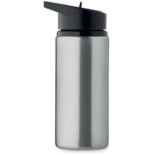 Enkelwandige fles 500ml Spot mat zilver 500 ml