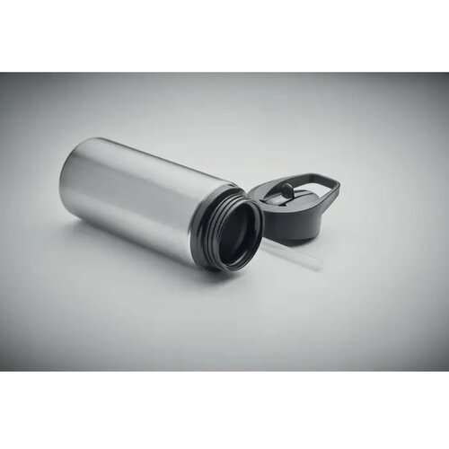 Enkelwandige fles 500ml Spot mat zilver 500 ml