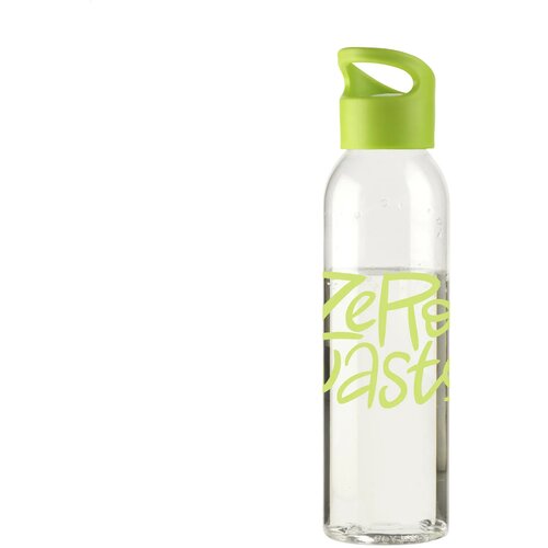 Tritan Kunststof Waterfles (650 Ml) Transparant/Groen 650 ml