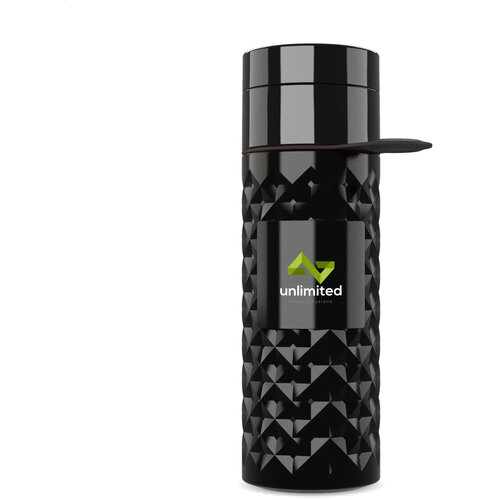 Join The Pipe Nairobi Ring Bottle Black 500Ml Waterfles Zwart/Zwart 500 ml
