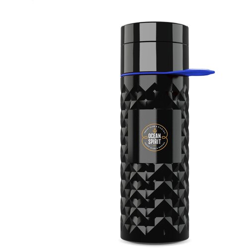 Join The Pipe Nairobi Ring Bottle Black 500Ml Waterfles Zwart/Donkerblauw 500 ml