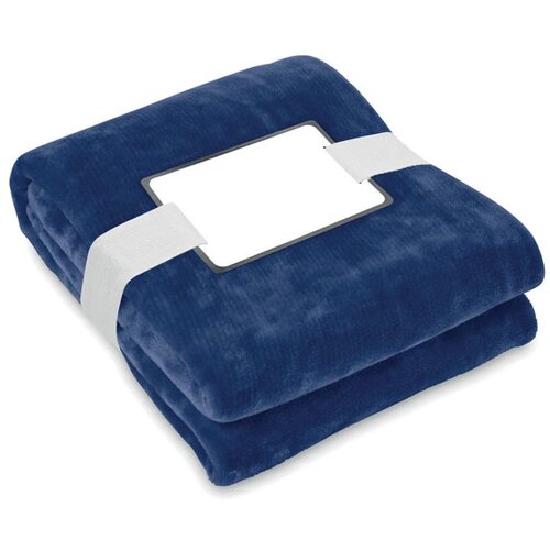 Rpet fleecedeken 280gr/m² Logan blauw