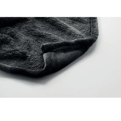 Rpet fleecedeken 280gr/m² Logan zwart