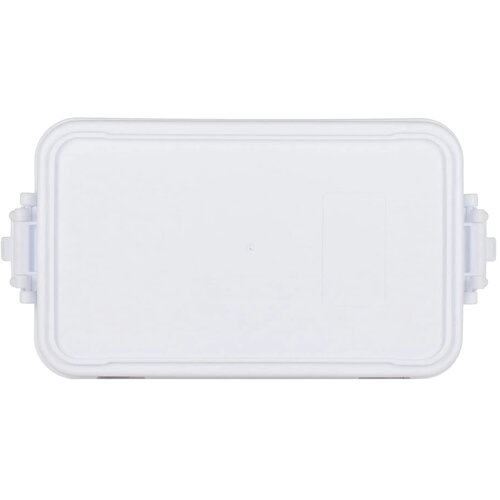 Dubbellaagse Lunchbox met Bestek wit