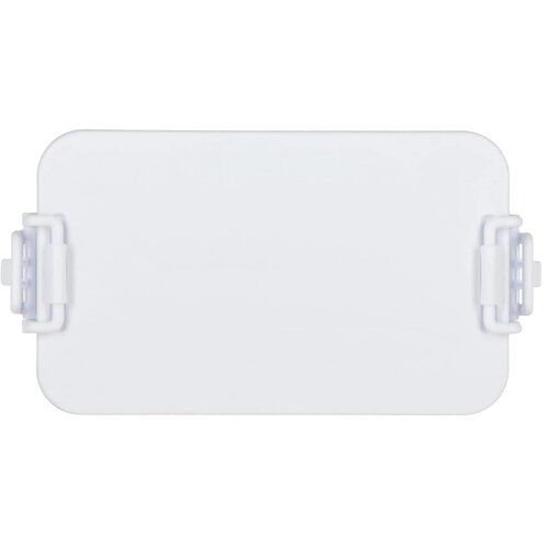 Dubbellaagse Lunchbox met Bestek wit