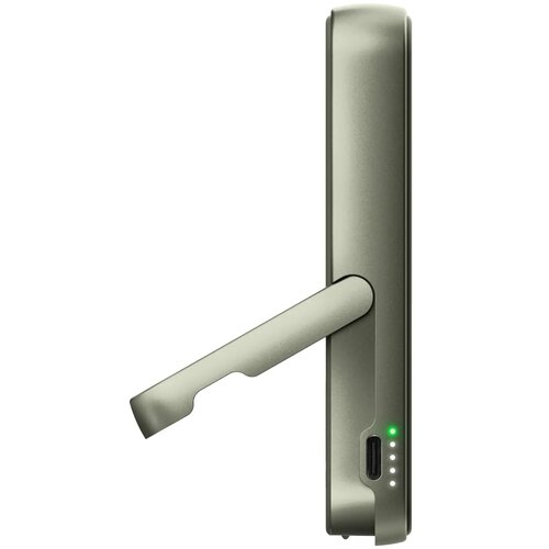 Fresh 'n Rebel Draadloze Powerbank 10000mAh Geschikt voor MagSafe dried green 10.000 mAh