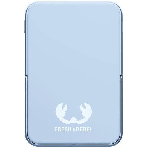 Fresh 'n Rebel Draadloze Powerbank 10000mAh Geschikt voor MagSafe lichtblauw 10.000 mAh