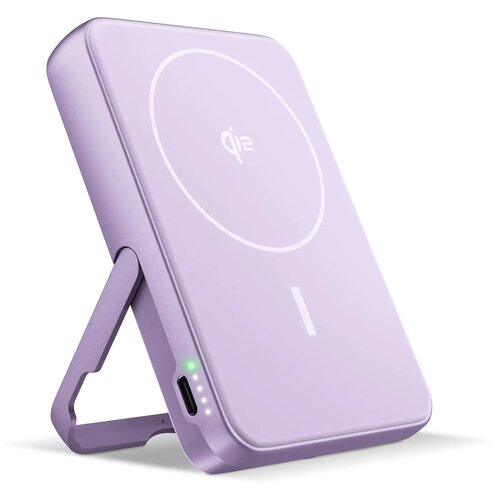 Fresh 'n Rebel Draadloze Powerbank 10000mAh Geschikt voor MagSafe lila 10.000 mAh