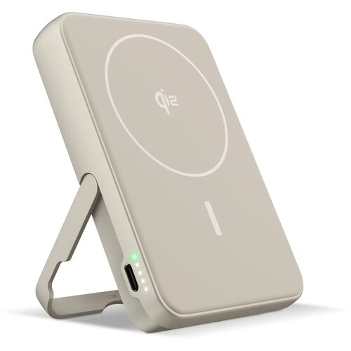 Fresh 'n Rebel Draadloze Powerbank 10000mAh Geschikt voor MagSafe beige 10.000 mAh