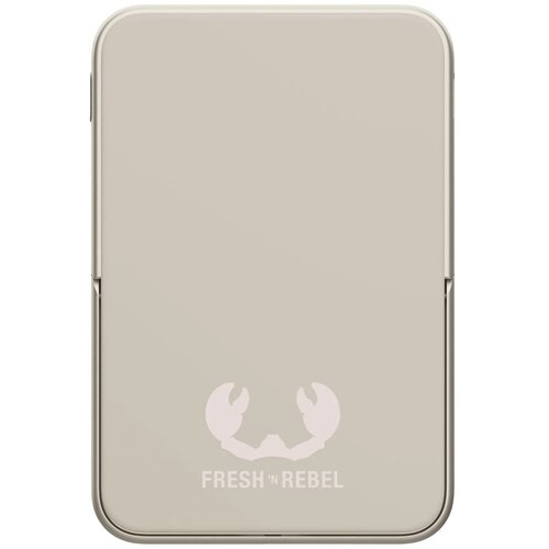 Fresh 'n Rebel Draadloze Powerbank 10000mAh Geschikt voor MagSafe beige 10.000 mAh