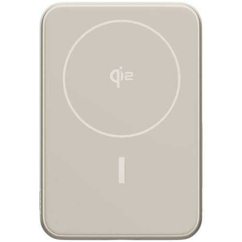 Fresh 'n Rebel Draadloze Powerbank 10000mAh Geschikt voor MagSafe beige 10.000 mAh
