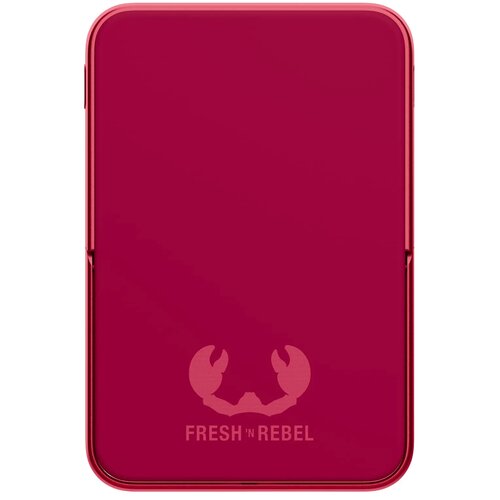 Fresh 'n Rebel Draadloze Powerbank 10000mAh Geschikt voor MagSafe rood 10.000 mAh