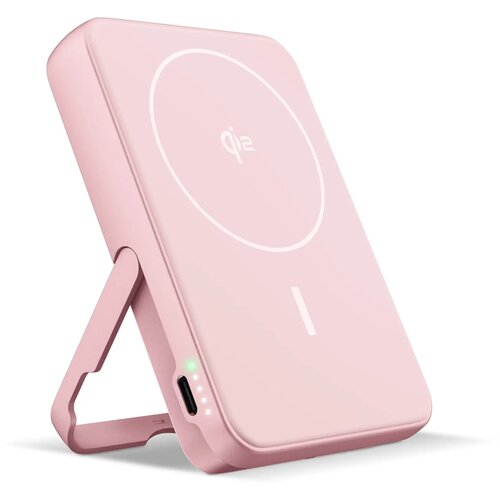 Fresh 'n Rebel Draadloze Powerbank 10000mAh Geschikt voor MagSafe roze 10.000 mAh