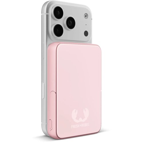 Fresh 'n Rebel Draadloze Powerbank 10000mAh Geschikt voor MagSafe roze 10.000 mAh