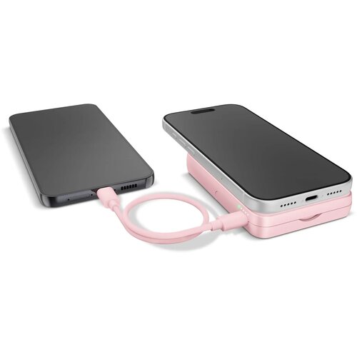 Fresh 'n Rebel Draadloze Powerbank 10000mAh Geschikt voor MagSafe roze 10.000 mAh