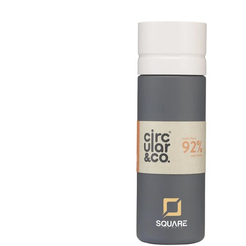 Circular&Co Reusable Bottle 600 Ml Waterfles Zwart/Grijs 600 ml