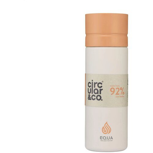 Circular&Co Reusable Bottle 600 Ml Waterfles Grijs/Oranje 600 ml