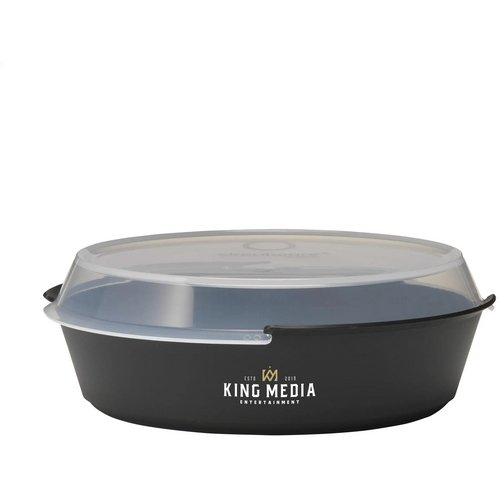 Circulbowl With Lid 800 Ml Zwart 800 ml