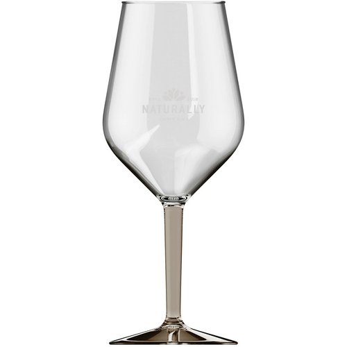 Happyglass Lady Abigail Trans Wijnglas Tritan 470 Ml Transparant Grijs