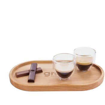 Harmony Serving Tray Ovaal Bruin Harmony Serving Tray Ovaal Bruin