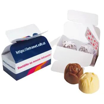 2 Belgische bonbons van fijnste Barry Callebaut chocolade custom made 2 Belgische bonbons van fijnste Barry Callebaut chocolade custom made