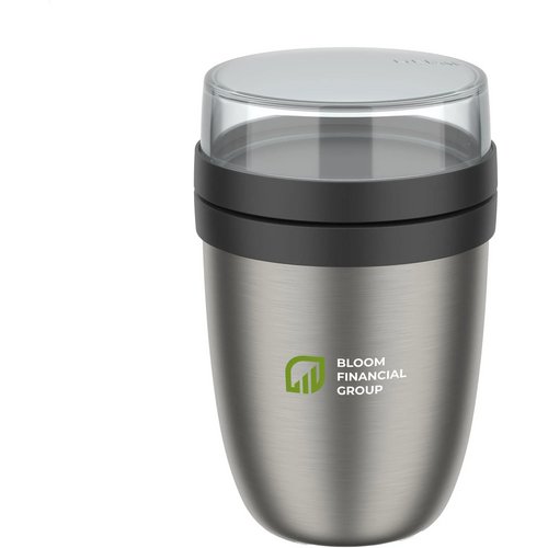 Mepal Insulated Rvs Lunchpot Ellipse 500 Ml Zwart 500 ml