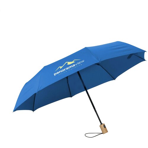 Michigan Opvouwbare Rcs Rpet Paraplu 21 Inch Koningsblauw