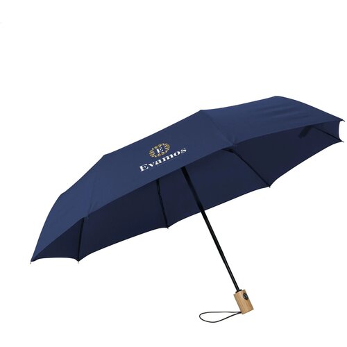 Michigan Opvouwbare Rcs Rpet Paraplu 21 Inch Donkerblauw