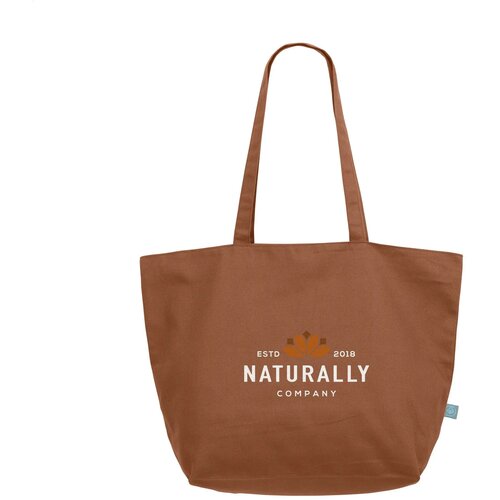 Organic Canvas Pro Shopper (320 G/M²) Tas Bruin