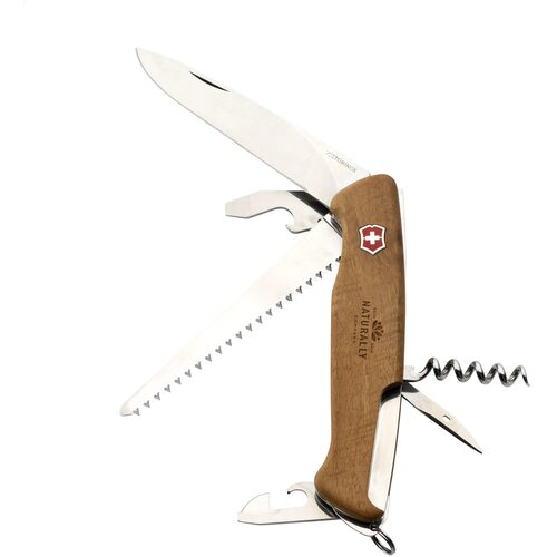 Victorinox Ranger 55 Wood Zakmes Bruin