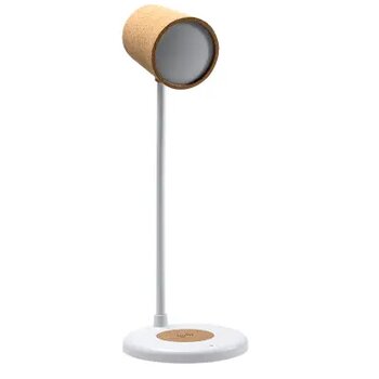 DRAVIS lamp met oplader en luidspreker wit DRAVIS lamp met oplader en luidspreker wit