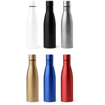 FANCY dubbelwandige thermosfles goud FANCY dubbelwandige thermosfles goud
