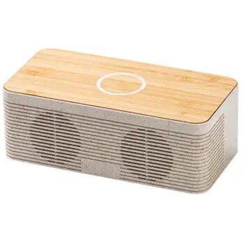 ZATOX bluetooth-speaker met draadloos oplaadstation ecru ZATOX bluetooth-speaker met draadloos oplaadstation ecru