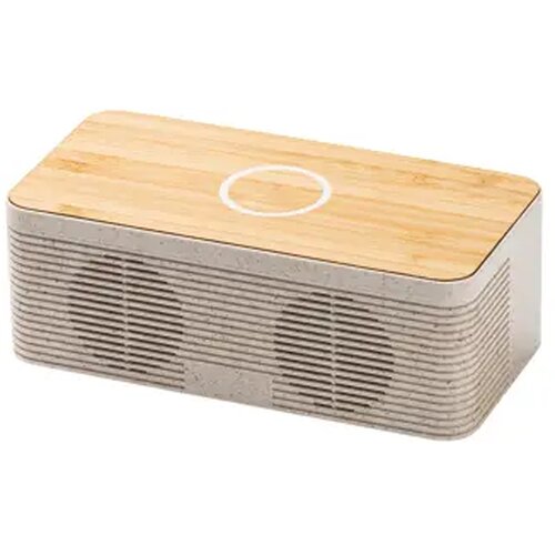 ZATOX bluetooth-speaker met draadloos oplaadstation ecru