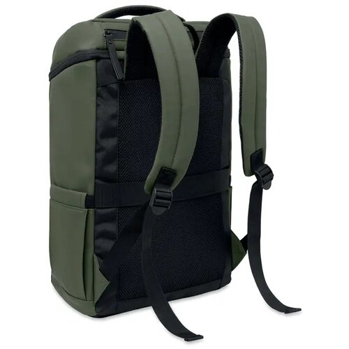 15" pu laptop rugzak Boulder donker marinegroen