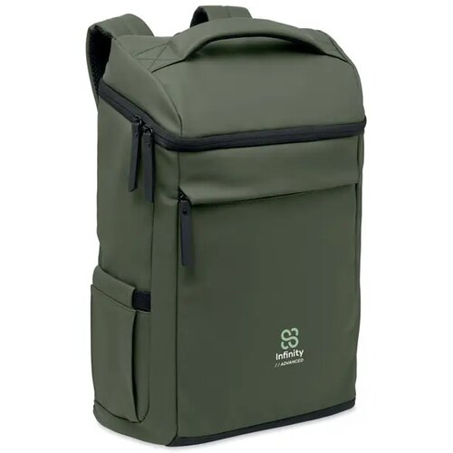 15" pu laptop rugzak Boulder donker marinegroen