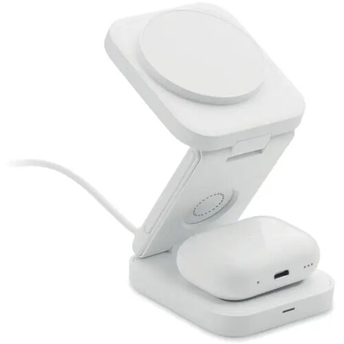3-in-1 opvouwbaar laadstation Satelit wit