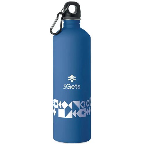 Enkelwandige fles 750ml Rebig moss soft royal blauw 750 ml