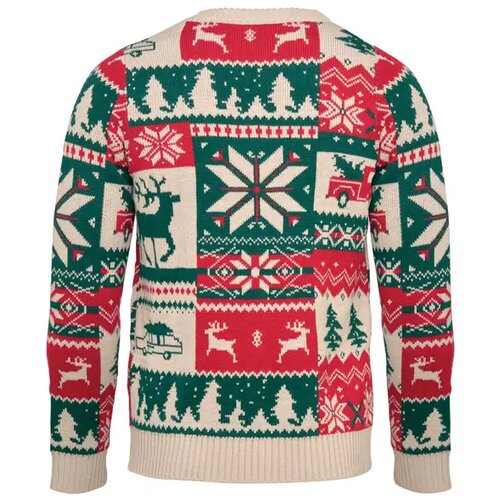 Gebreide kersttrui l-xl Shimis xl beige